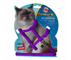 EUROCAT KEDİ GÖĞÜS TASMASI DÜZ MOR