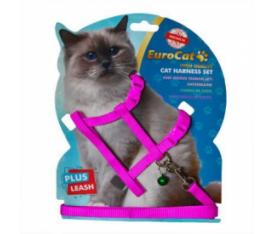 EUROCAT KEDİ GÖĞÜS TASMASI DÜZ PEMBE