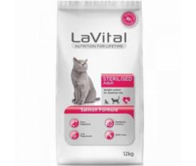 Lavital Sterilised Somonlu Kısır Kedi Maması 12 Kg