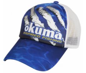 Okuma Blue Mesh Back Şapka